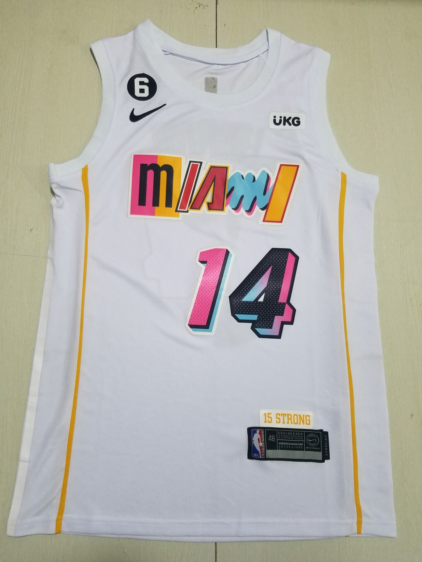 Men Miami Heat #14 Herro White City Edition 2022 Nike NBA Jersey->dallas mavericks->NBA Jersey